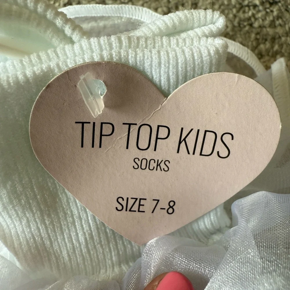 White Ruffle Socks - Picture 2 of 2